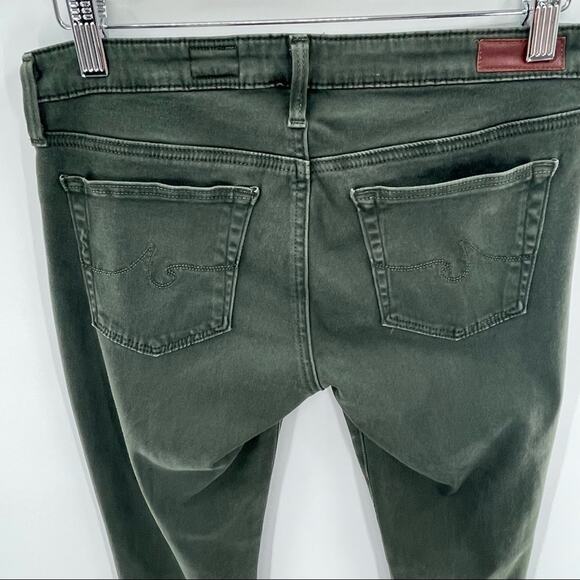 Adriano Goldschmied Khaki Army Green Boho Indie Skinny Jeans Size 26 Preppy - Picture 14 of 14